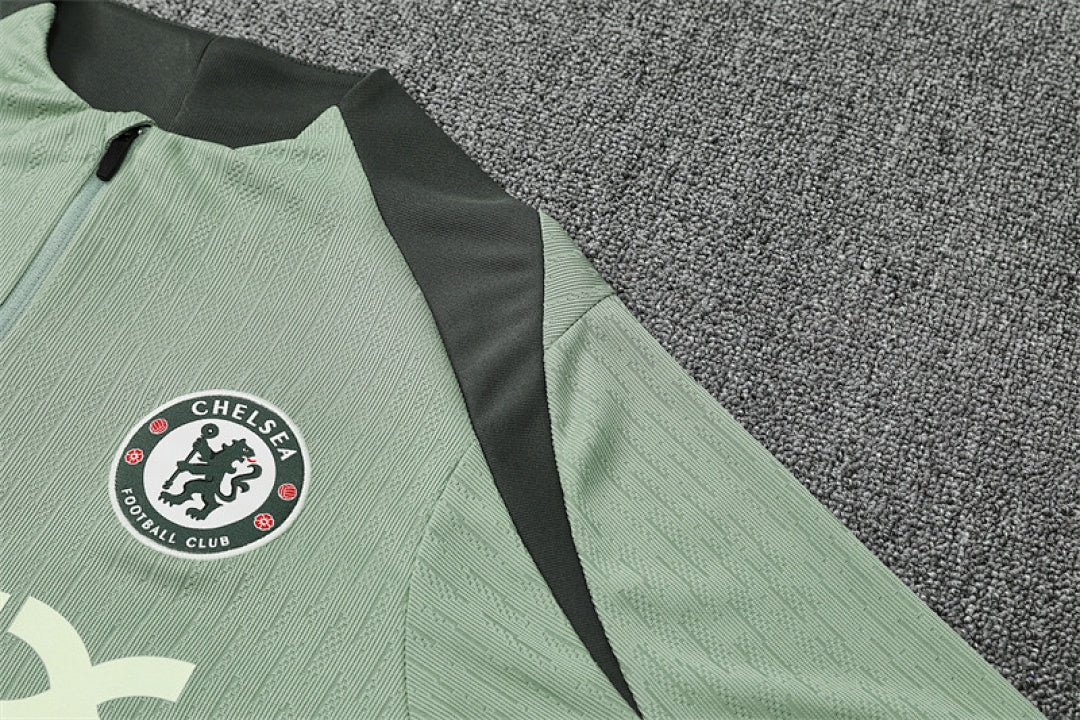 Chelsea Pre-Match Green Tracksuit 25/26