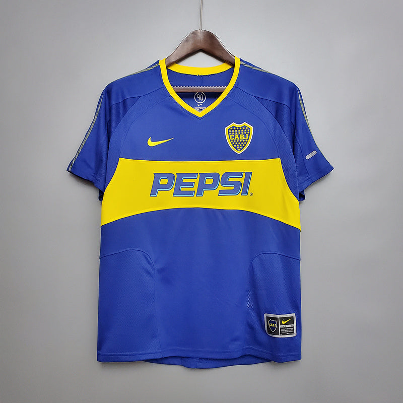 Boca Juniors 03/04 Home Jersey - Retro Version