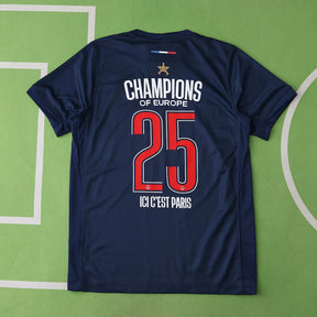 Kids PSG 2025 European Champions 1 Star Jersey