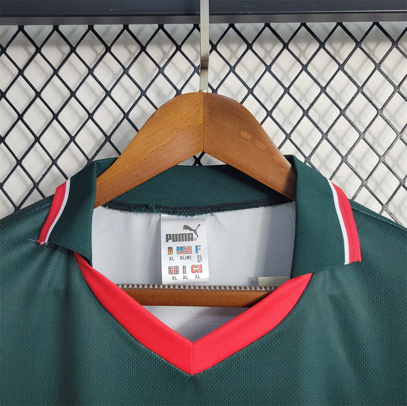 Morocco 1998 Away Green Retro Jersey - Long Sleeve
