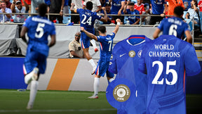 Chelsea Home 25/26 with World Champions 25 printing - Womens