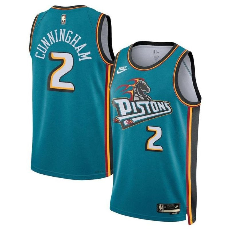 Cade Cunningham Detroit Pistons Unisex 2023 NBA Jersey Teal - Classic Edition