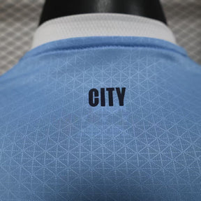 Manchester City Player Home Jersey 2025/26 Long Sleeve