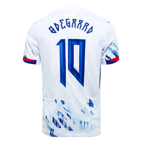 #10 ﾃ賄egaard Norway Away Jersey 2024/2025