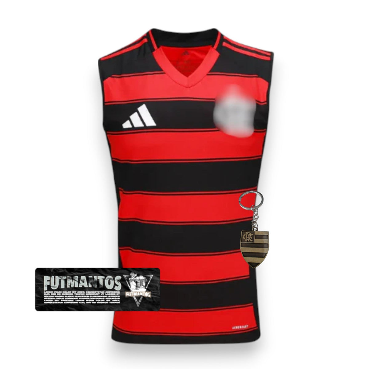 Regata Flamengo CRF Home 25/26 - Preto e Vermelho