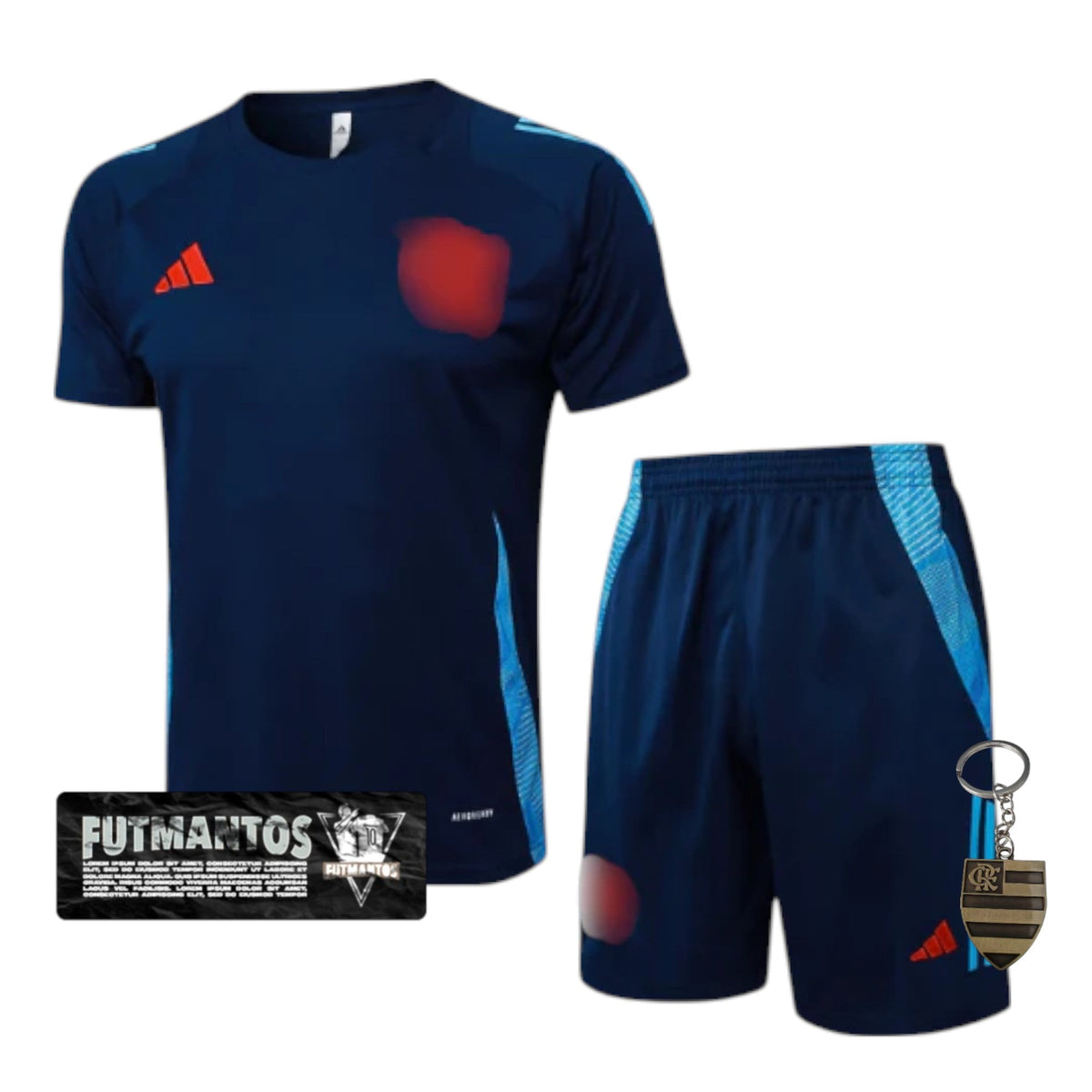 Conjunto Flamengo CRF Treino 25/26 - Azul Escuro