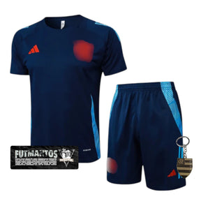 Conjunto Flamengo CRF Treino 25/26 - Azul Escuro