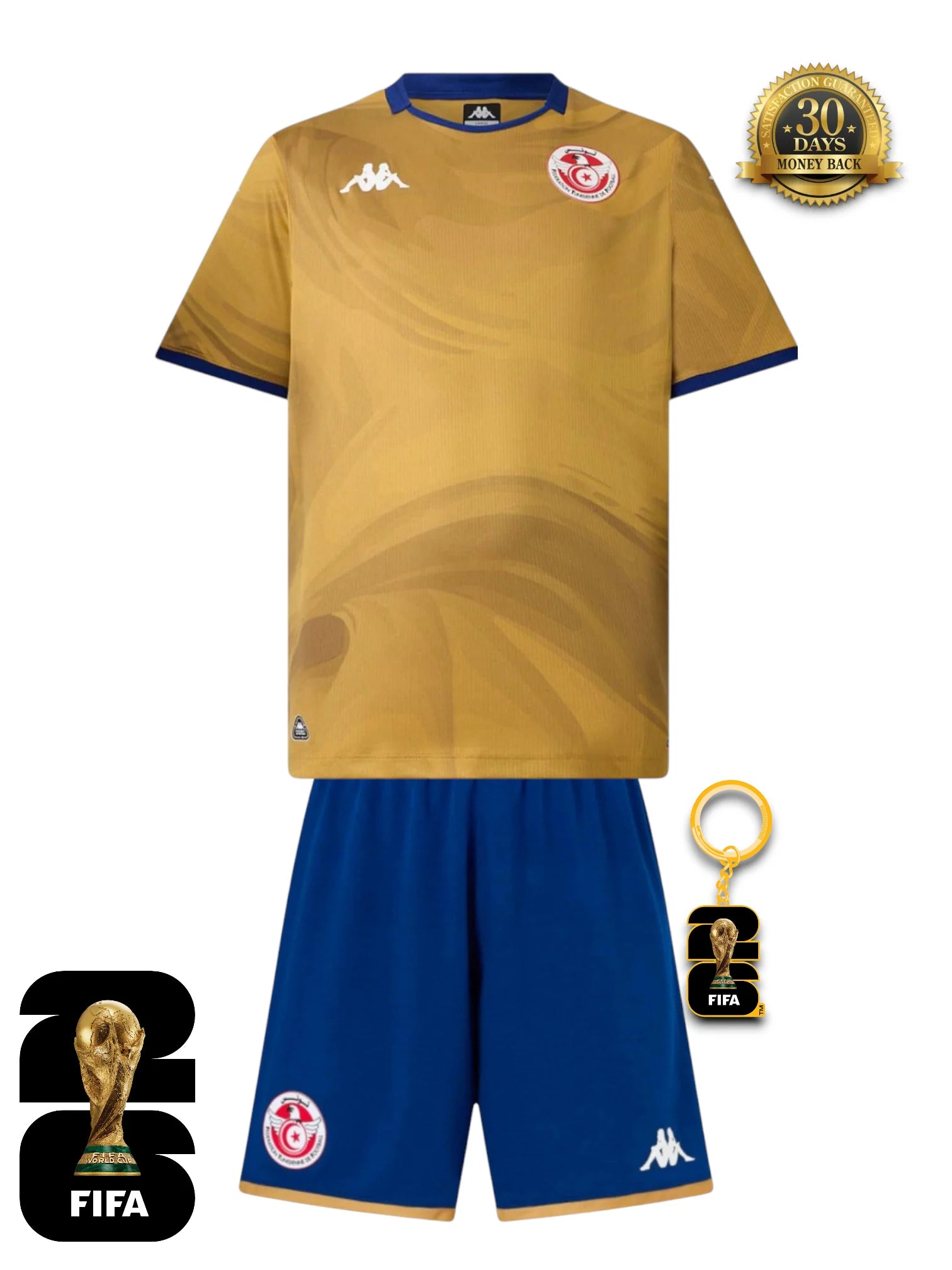 Kit Kids Tunisia World Cup 2026 Third Jersey