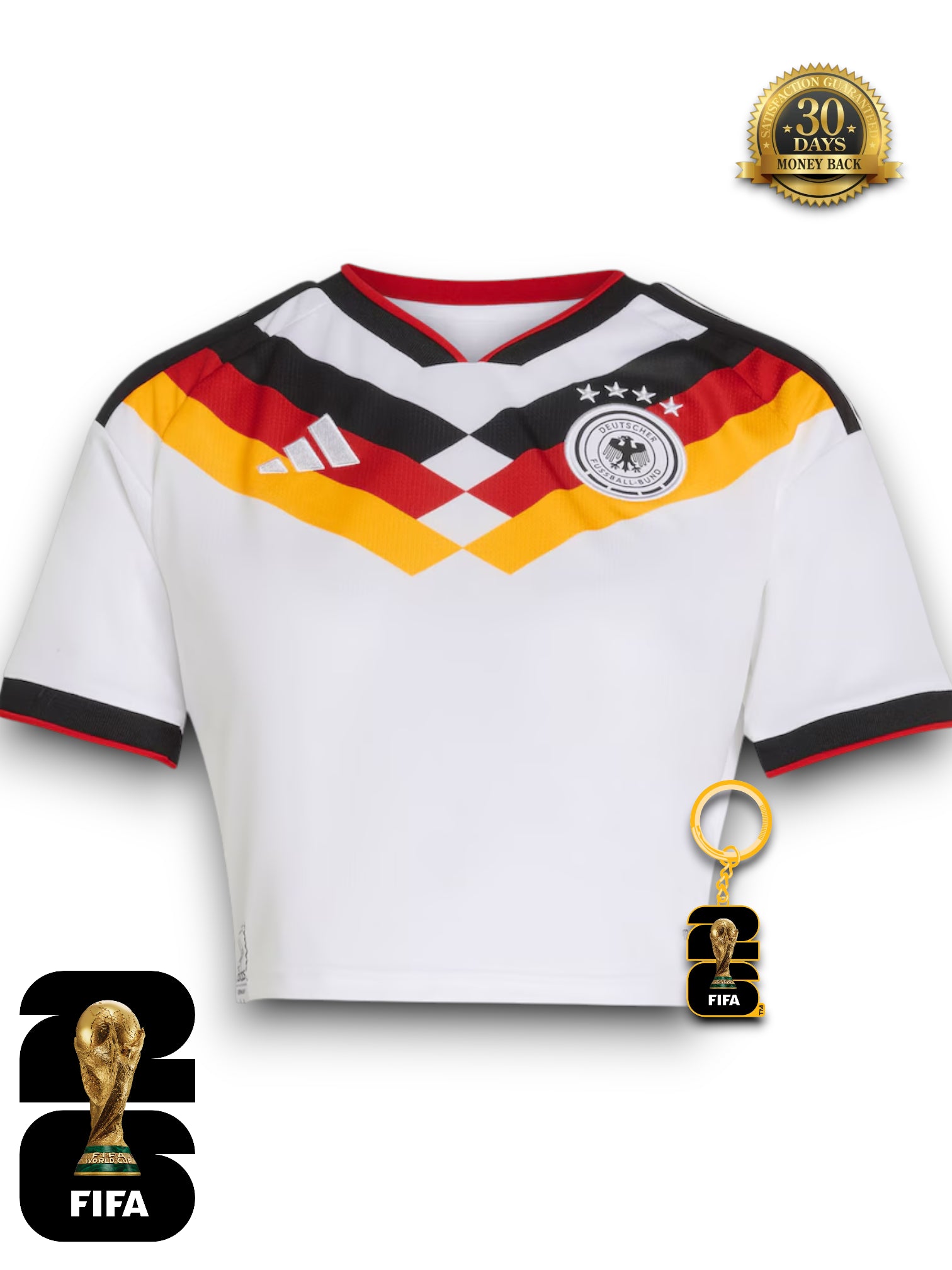 Germany World Cup 2026 Cropped Jersey - Women's