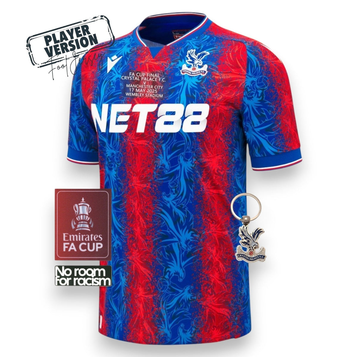 Crystal Palace Player Home Jersey 2024/2025 - FINAL FA CUP Version