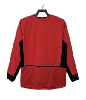 Manchester United 02/04 I Home Jersey - Long Sleeve Retro Version