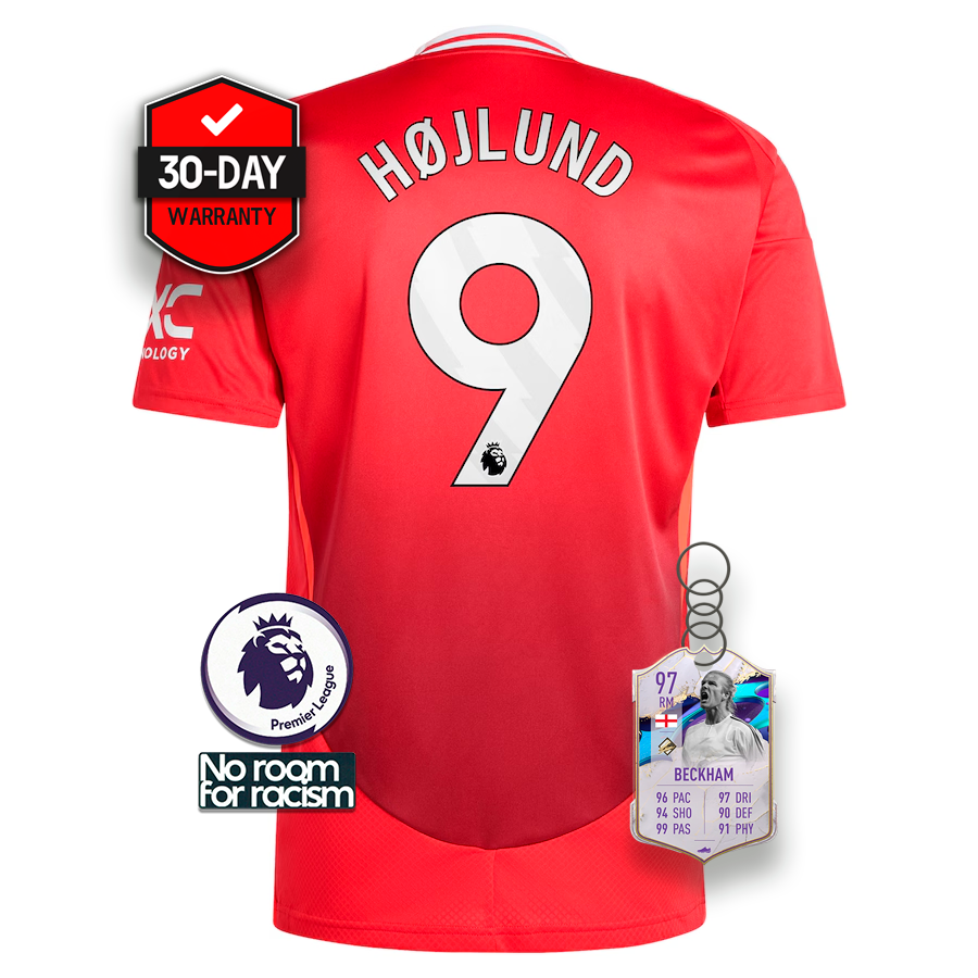 #9 Hﾃｸjlund Jersey Manchester United Home 2024/2025